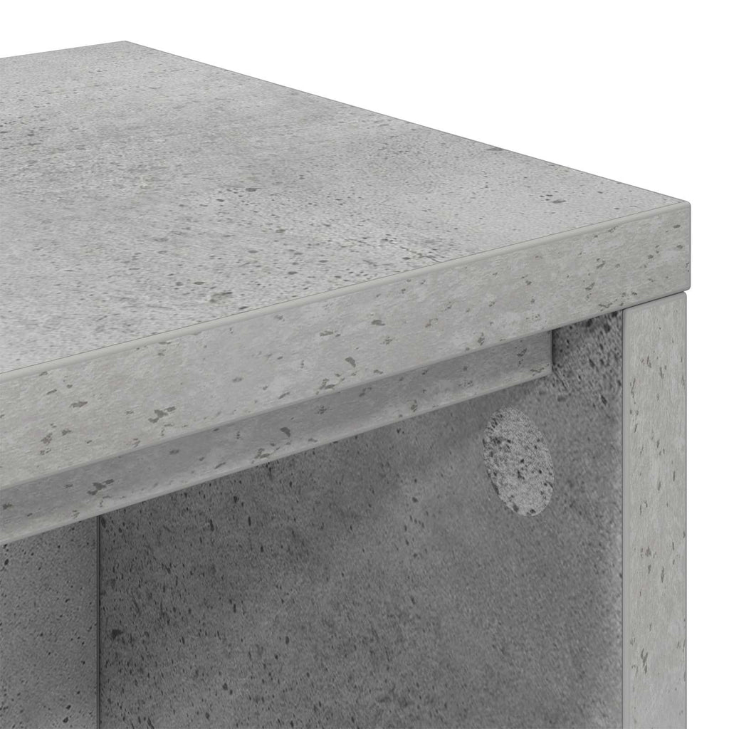 vidaXL Biurko studyjne Betonowy szary 152 x 36 x 19,5 cm