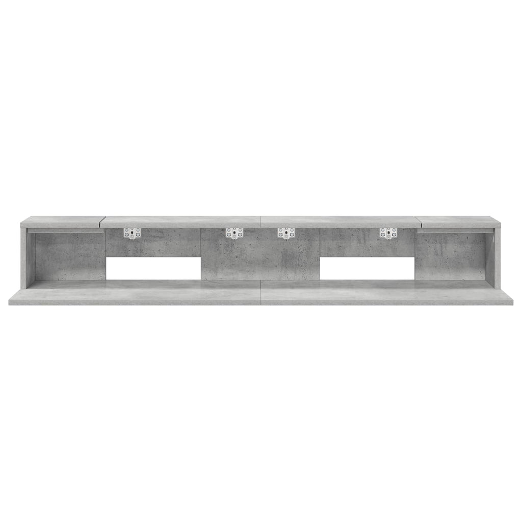 vidaXL Biurko studyjne Betonowy szary 152 x 36 x 19,5 cm
