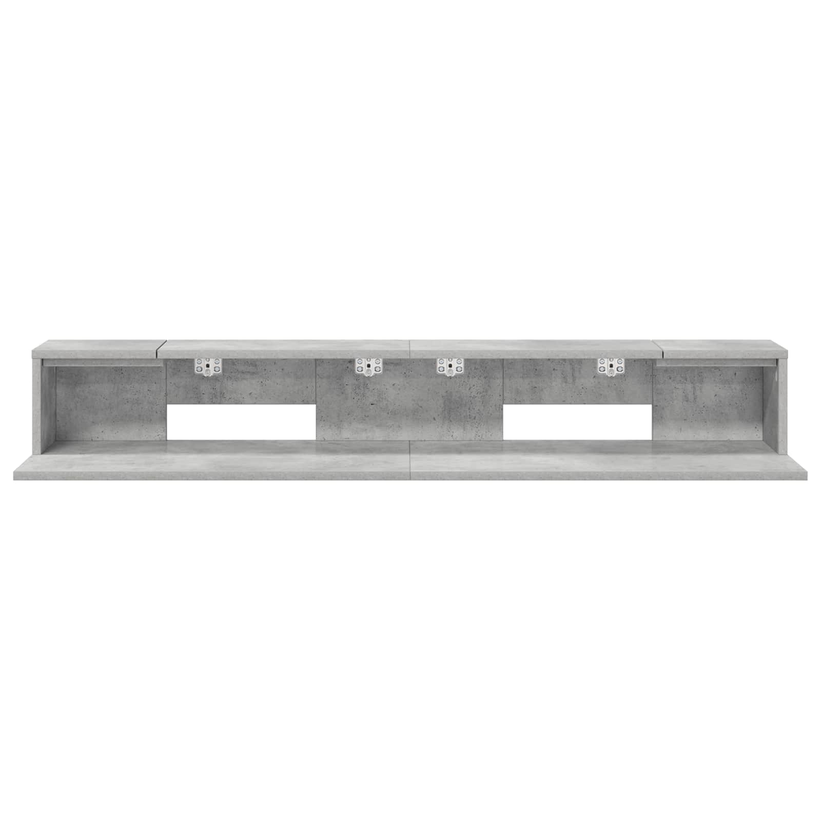 vidaXL Biurko studyjne Betonowy szary 152 x 36 x 19,5 cm
