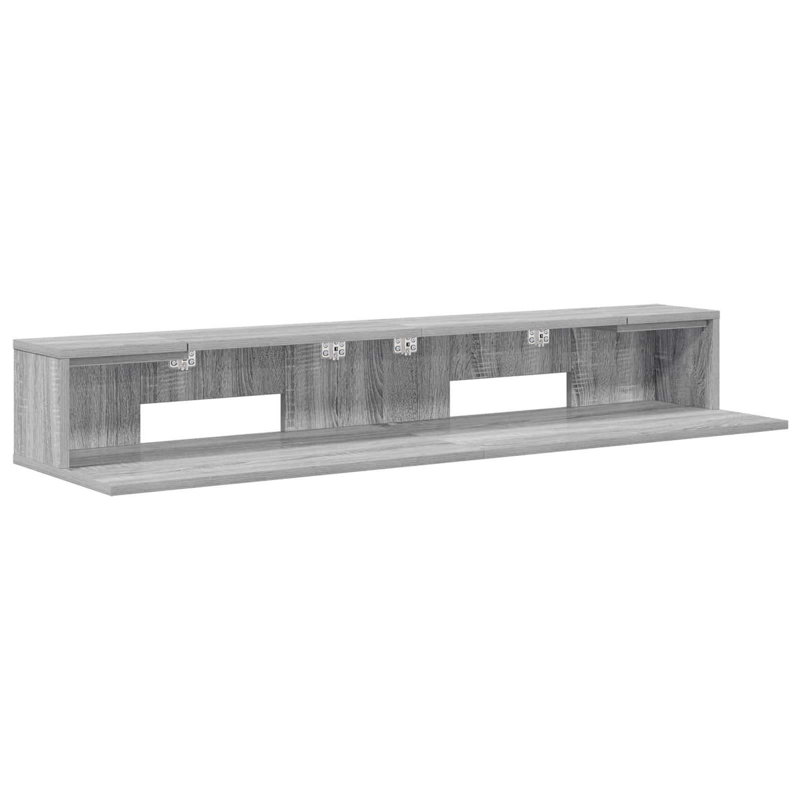 vidaXL Biurko studyjne Szary Sonoma 152 x 36 x 19,5 cm