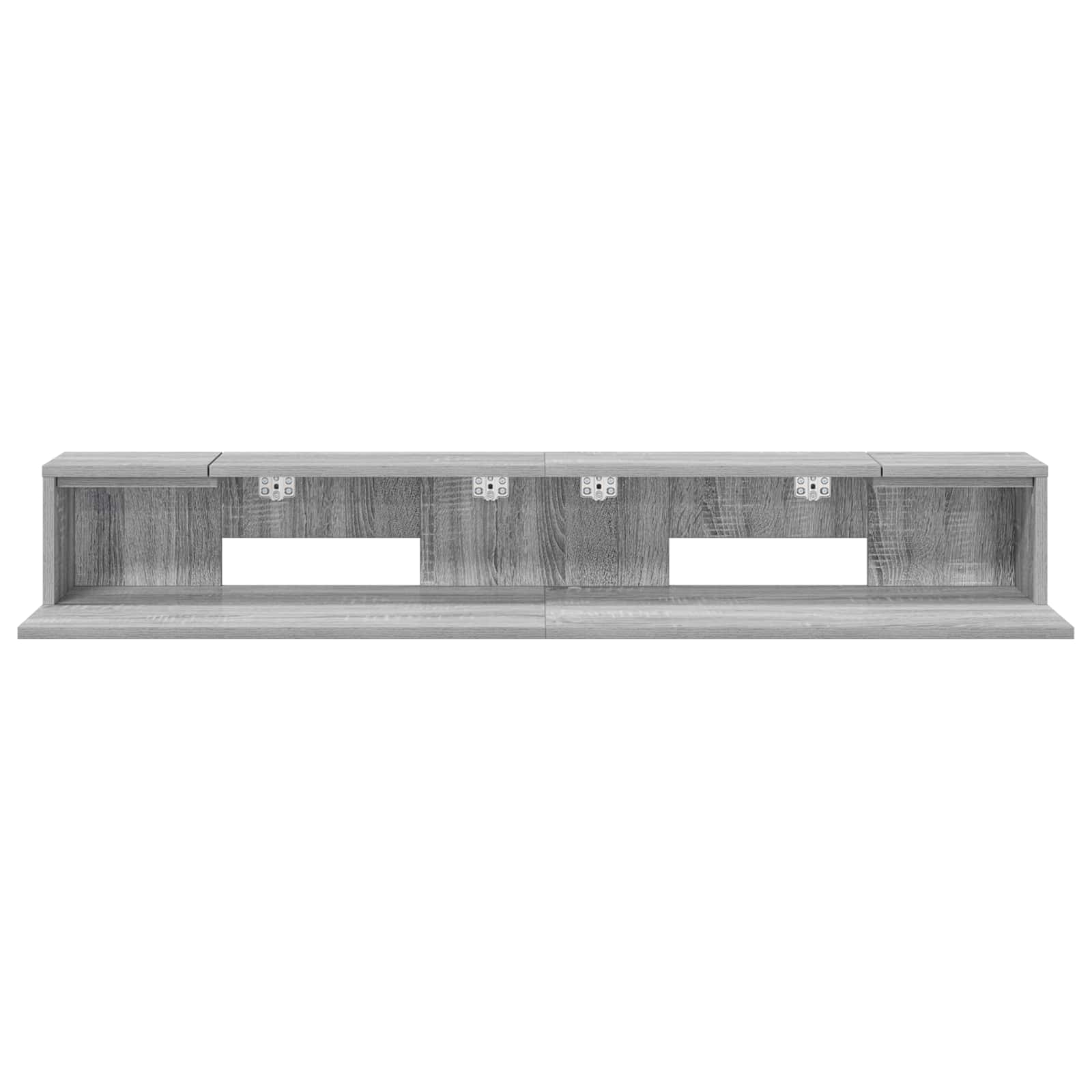 vidaXL Biurko studyjne Szary Sonoma 152 x 36 x 19,5 cm