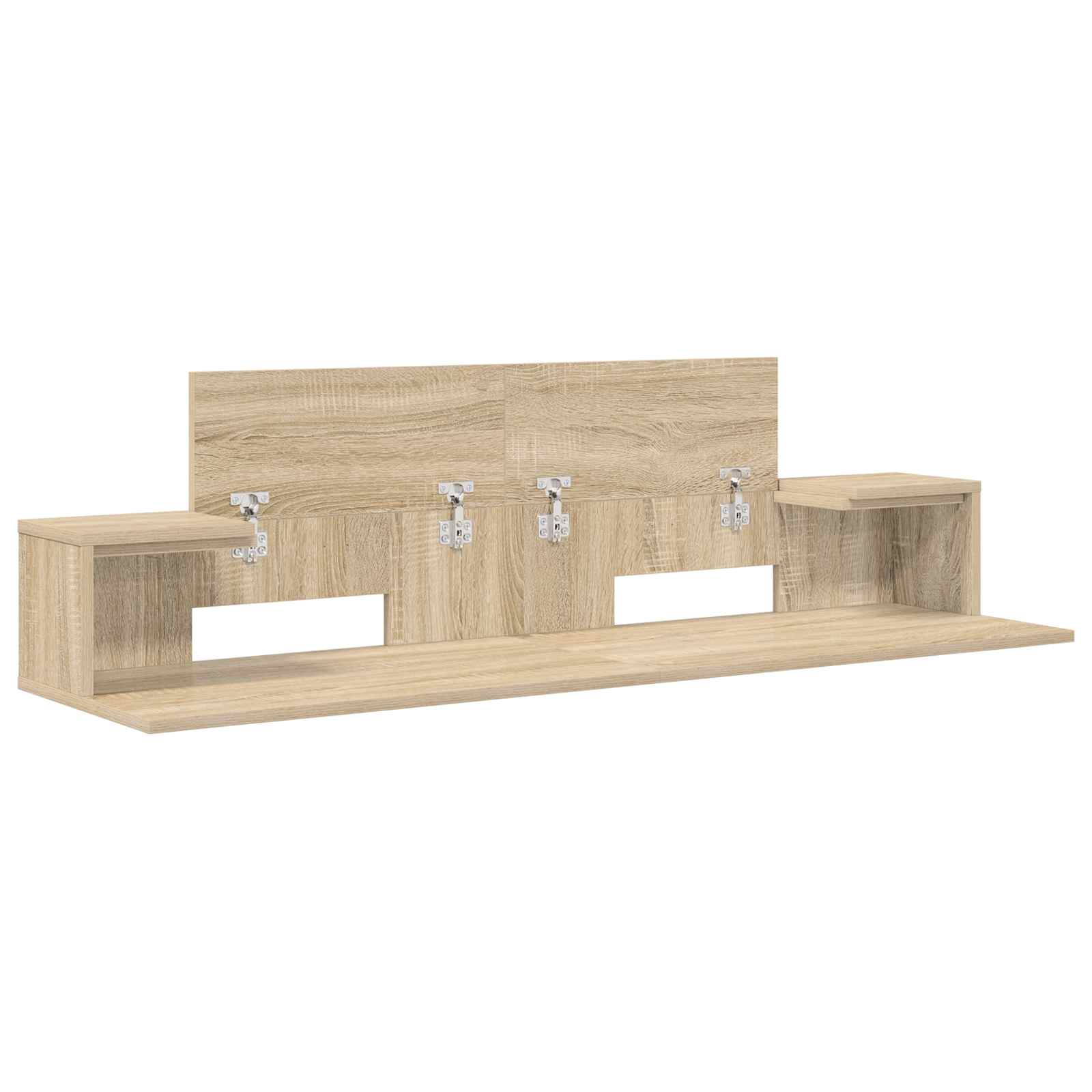 vidaXL Biurko studyjne Sonoma 130 x 36 x 19,5 cm Drewno inżynieryjne