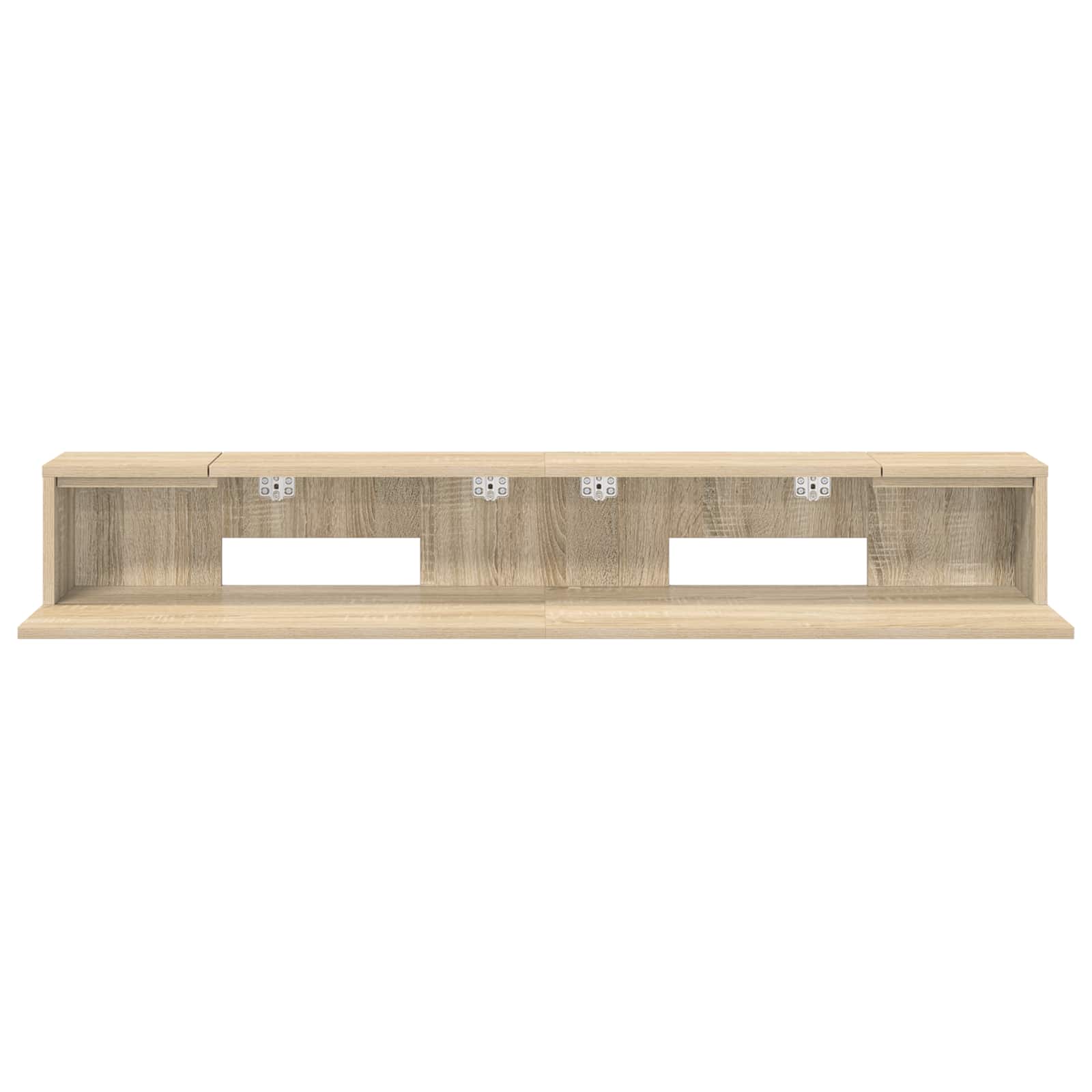 vidaXL Biurko studyjne Sonoma 130 x 36 x 19,5 cm Drewno inżynieryjne