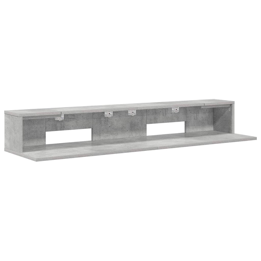 vidaXL Biurko studyjne Betonowy szary 110 x 36 x 19,5 cm