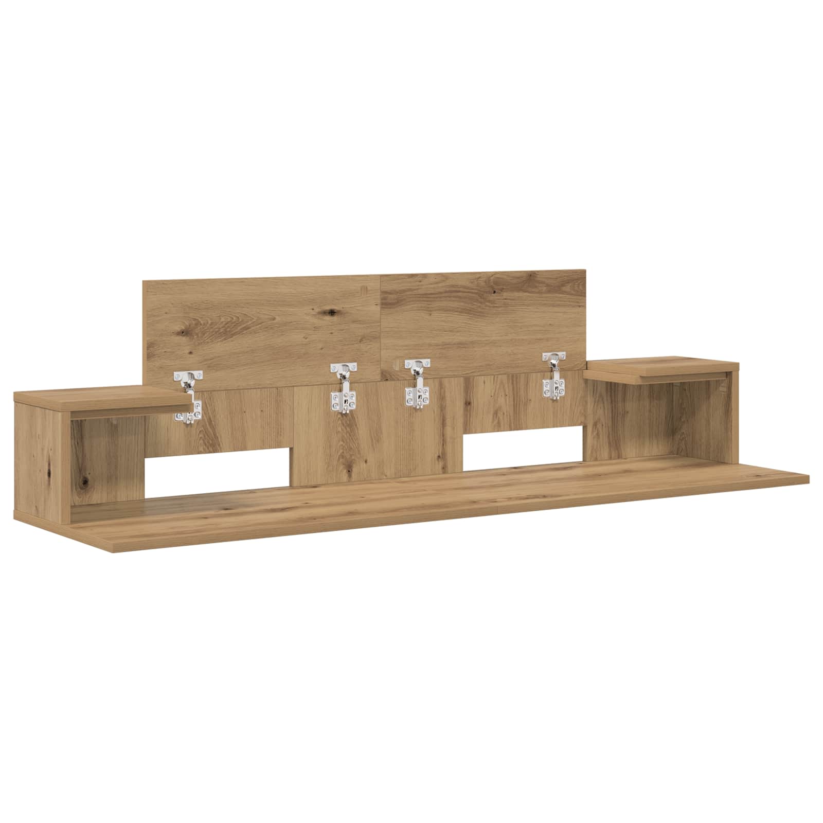 vidaXL Biurko studyjne Dąb artisan 110 x 36 x 19,5 cm