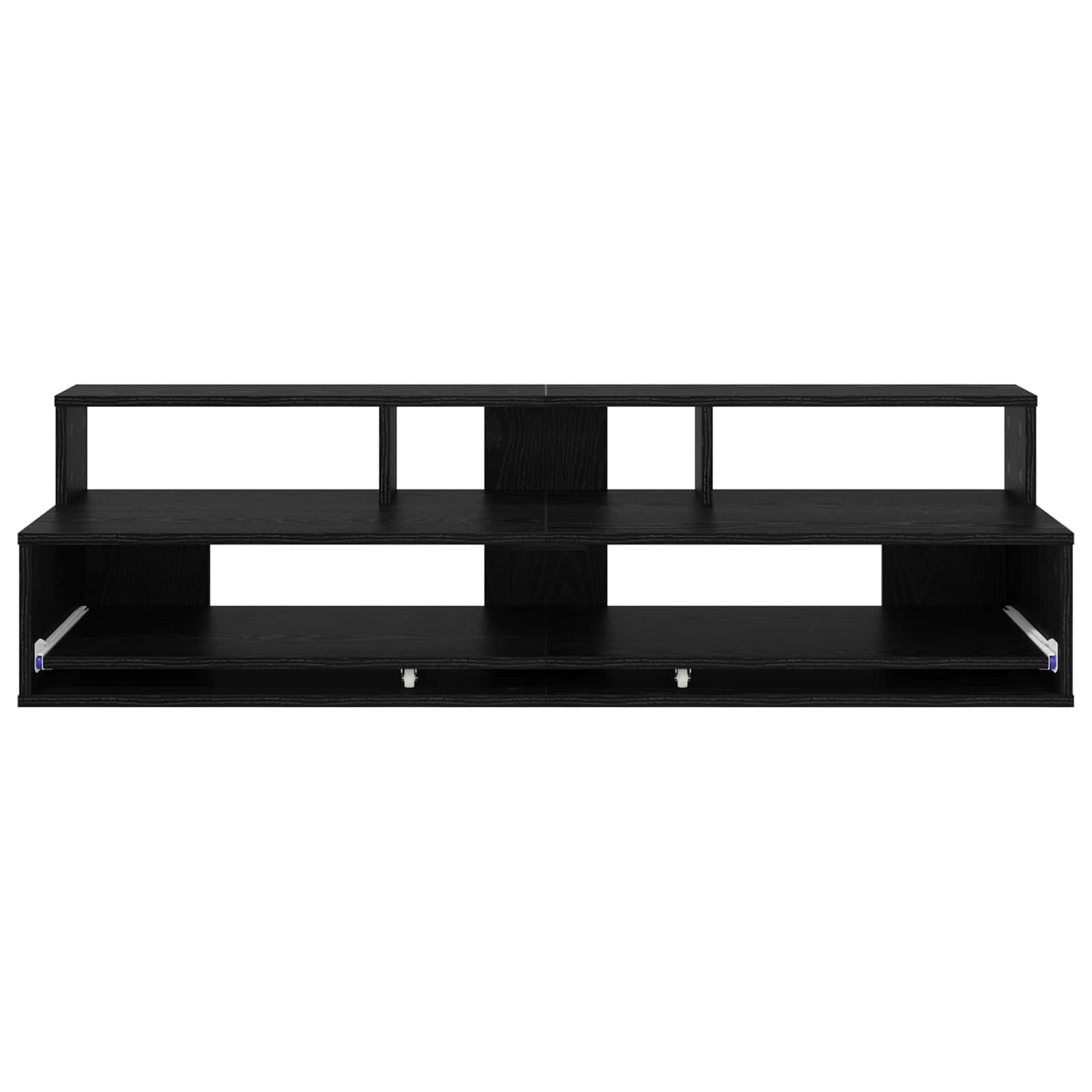 vidaXL Biurko studyjne Czarny dąb 152 x 42,5 x 36 cm