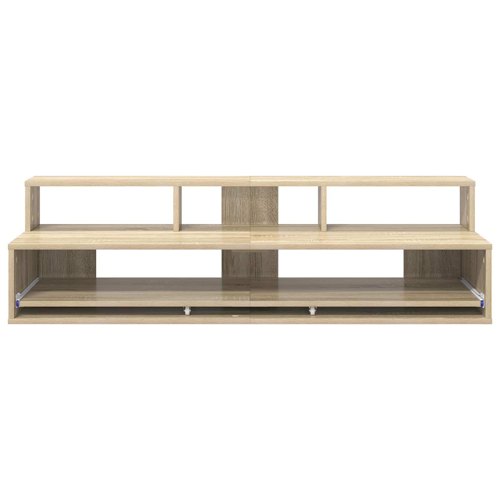 vidaXL Biurko studyjne dąb Sonoma 152 x 42,5 x 36 cm