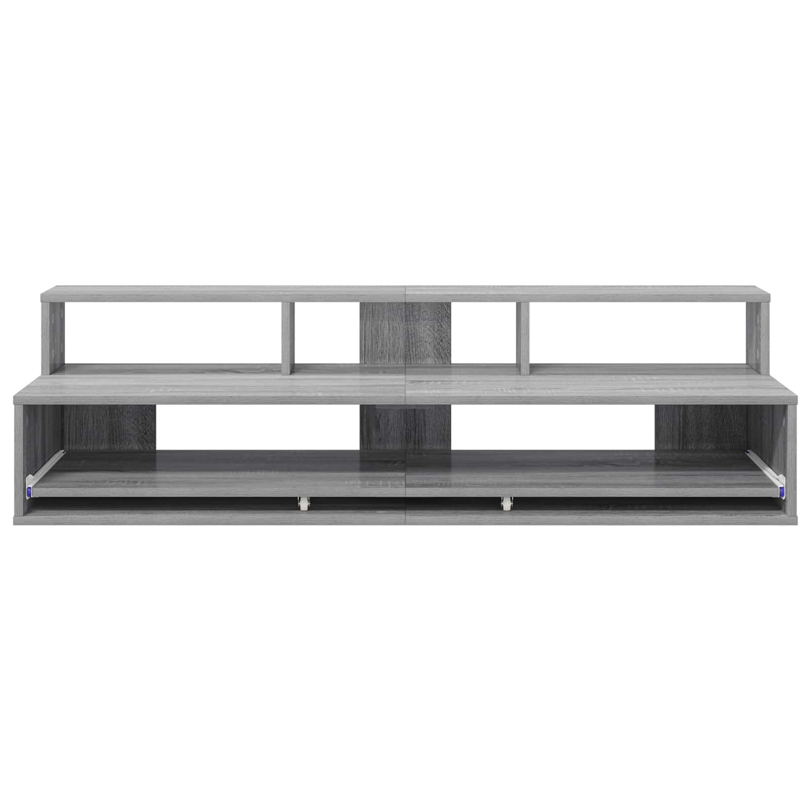 vidaXL Biurko studyjne Szary Sonoma 152 x 42,5 x 36 cm