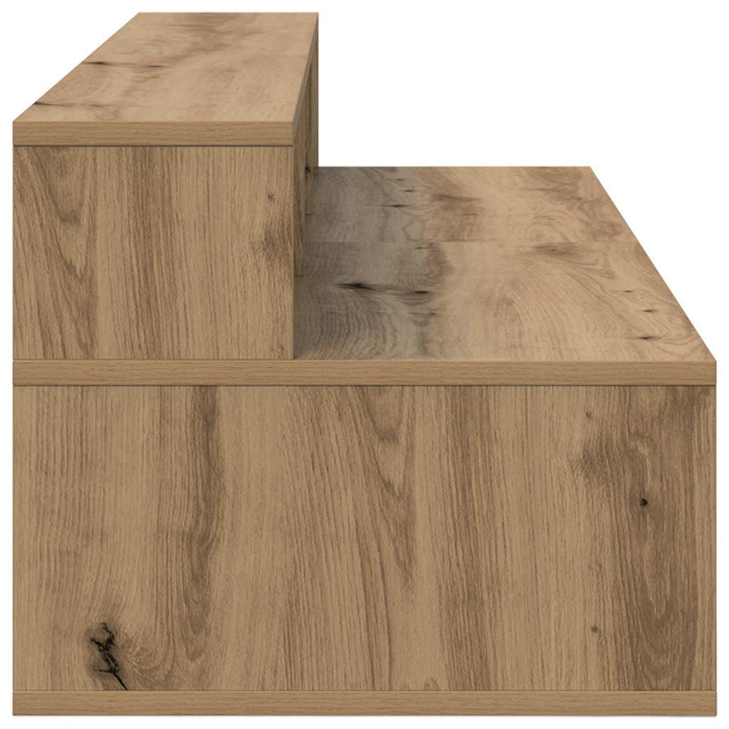 vidaXL Biurko studyjne Dąb artisan 130 x 42,5 x 36 cm