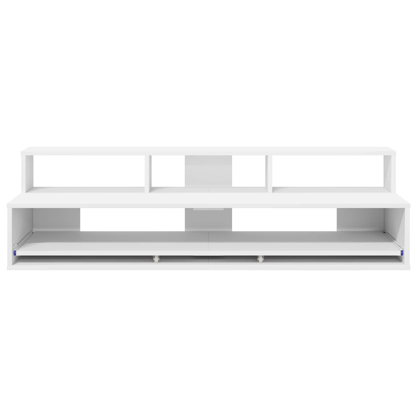 vidaXL Biurko studyjne Biały 110 x 42,5 x 36 cm Drewno inżynieryjne