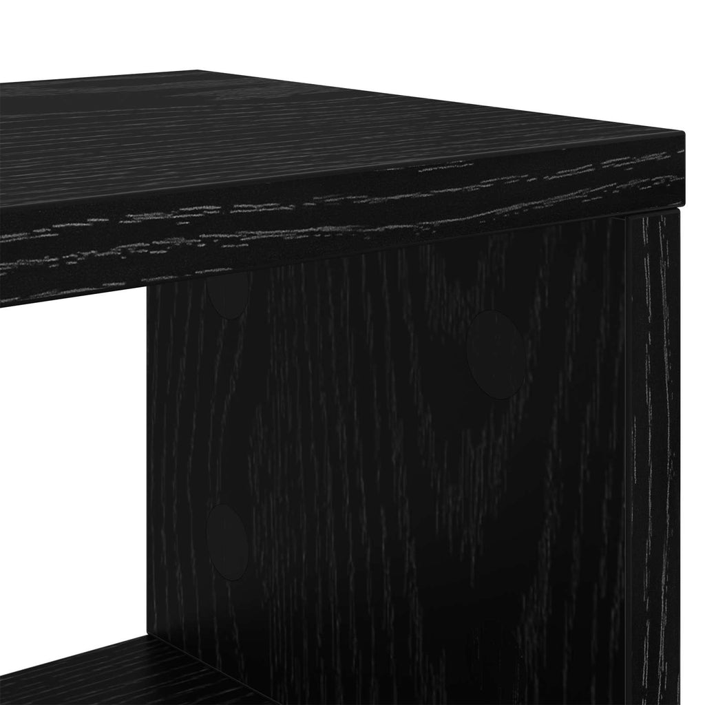 vidaXL Biurko studyjne Czarny dąb 110 x 42,5 x 36 cm