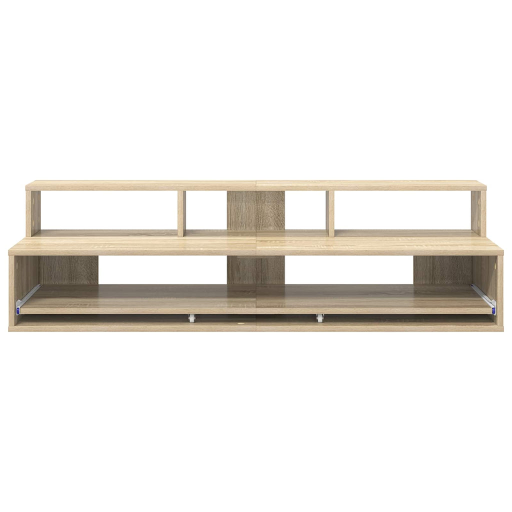vidaXL Biurko studyjne dąb Sonoma 110 x 42,5 x 36 cm