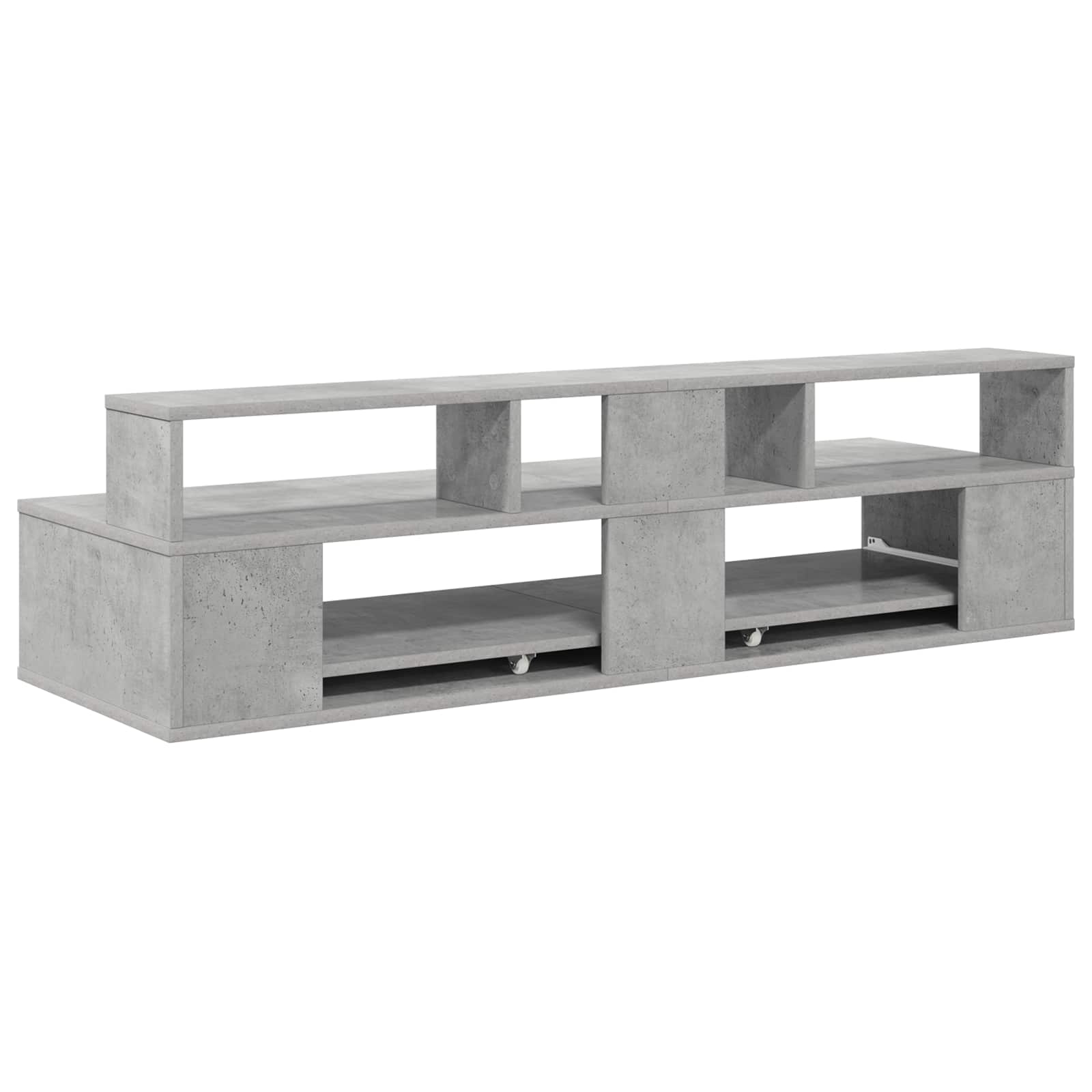 vidaXL Biurko studyjne Betonowy szary 110 x 42,5 x 36 cm