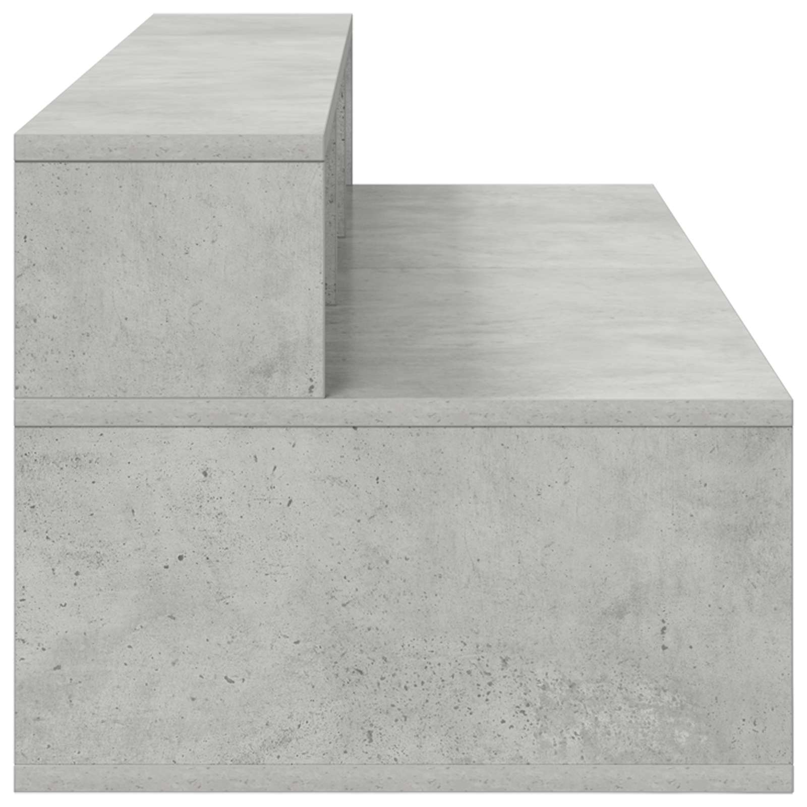 vidaXL Biurko studyjne Betonowy szary 110 x 42,5 x 36 cm