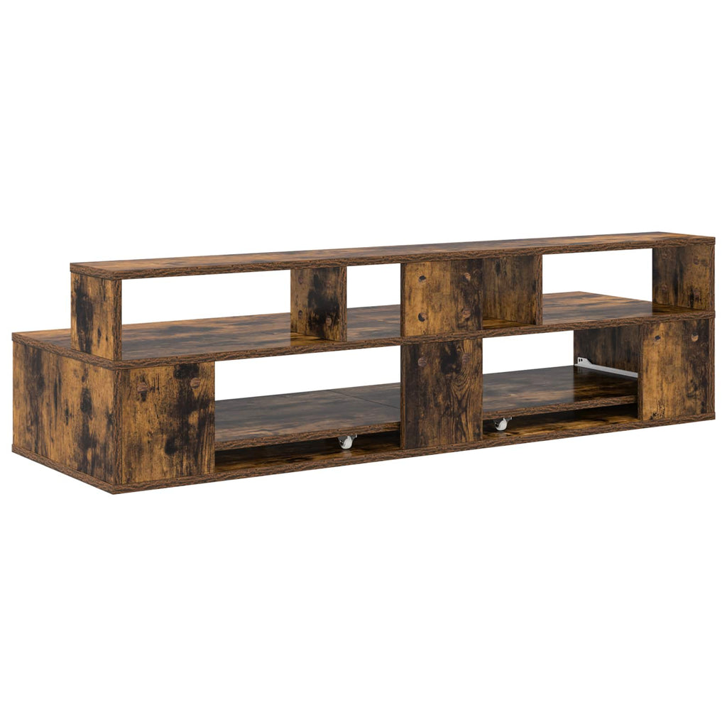 vidaXL Biurko studyjne Dąb wędzony 110 x 42,5 x 36 cm