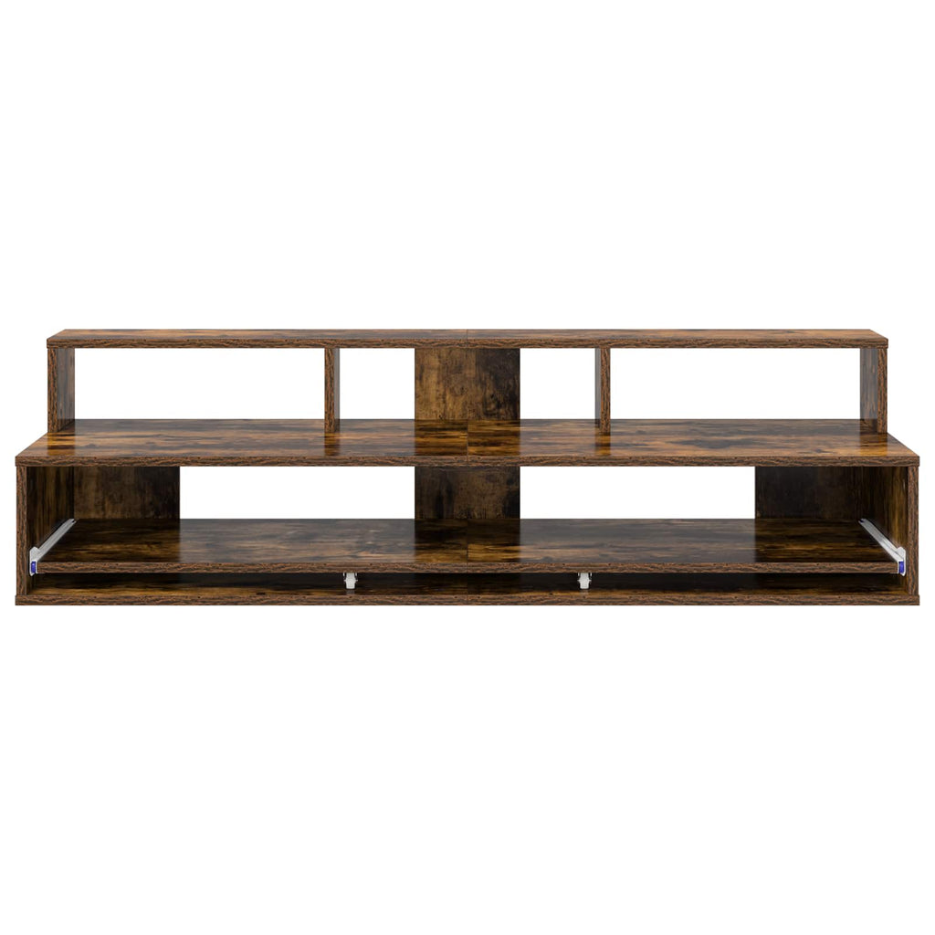 vidaXL Biurko studyjne Dąb wędzony 110 x 42,5 x 36 cm