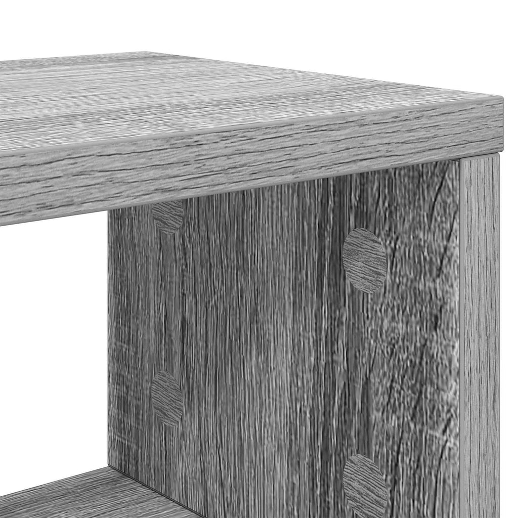 vidaXL Biurko studyjne Szary Sonoma 110 x 42,5 x 36 cm