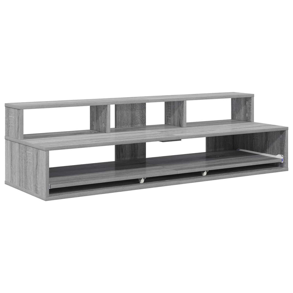 vidaXL Biurko studyjne Szary Sonoma 110 x 42,5 x 36 cm