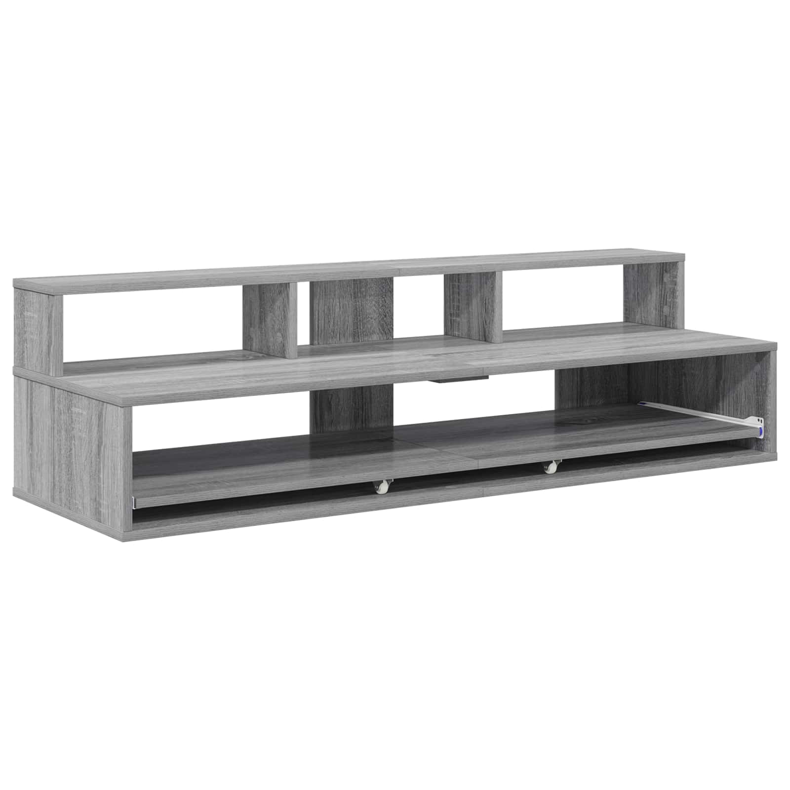 vidaXL Biurko studyjne Szary Sonoma 110 x 42,5 x 36 cm