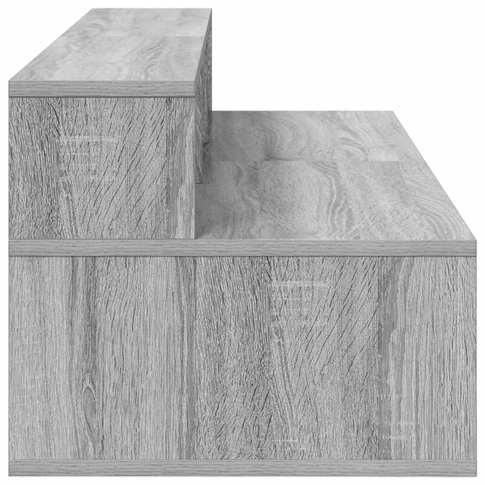 vidaXL Biurko studyjne Szary Sonoma 110 x 42,5 x 36 cm