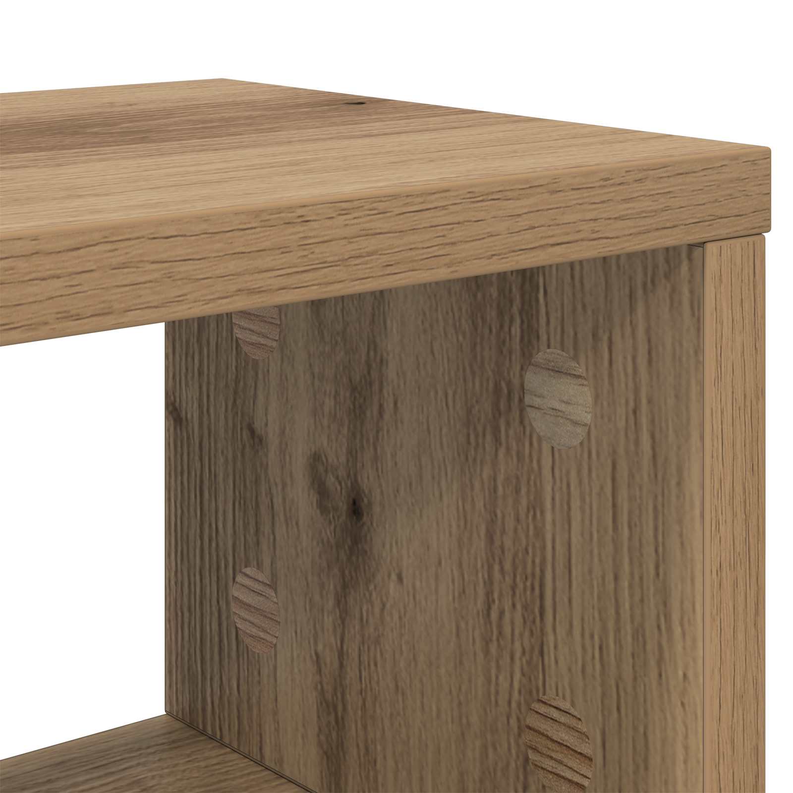 vidaXL Biurko studyjne Dąb artisan 110 x 42,5 x 36 cm
