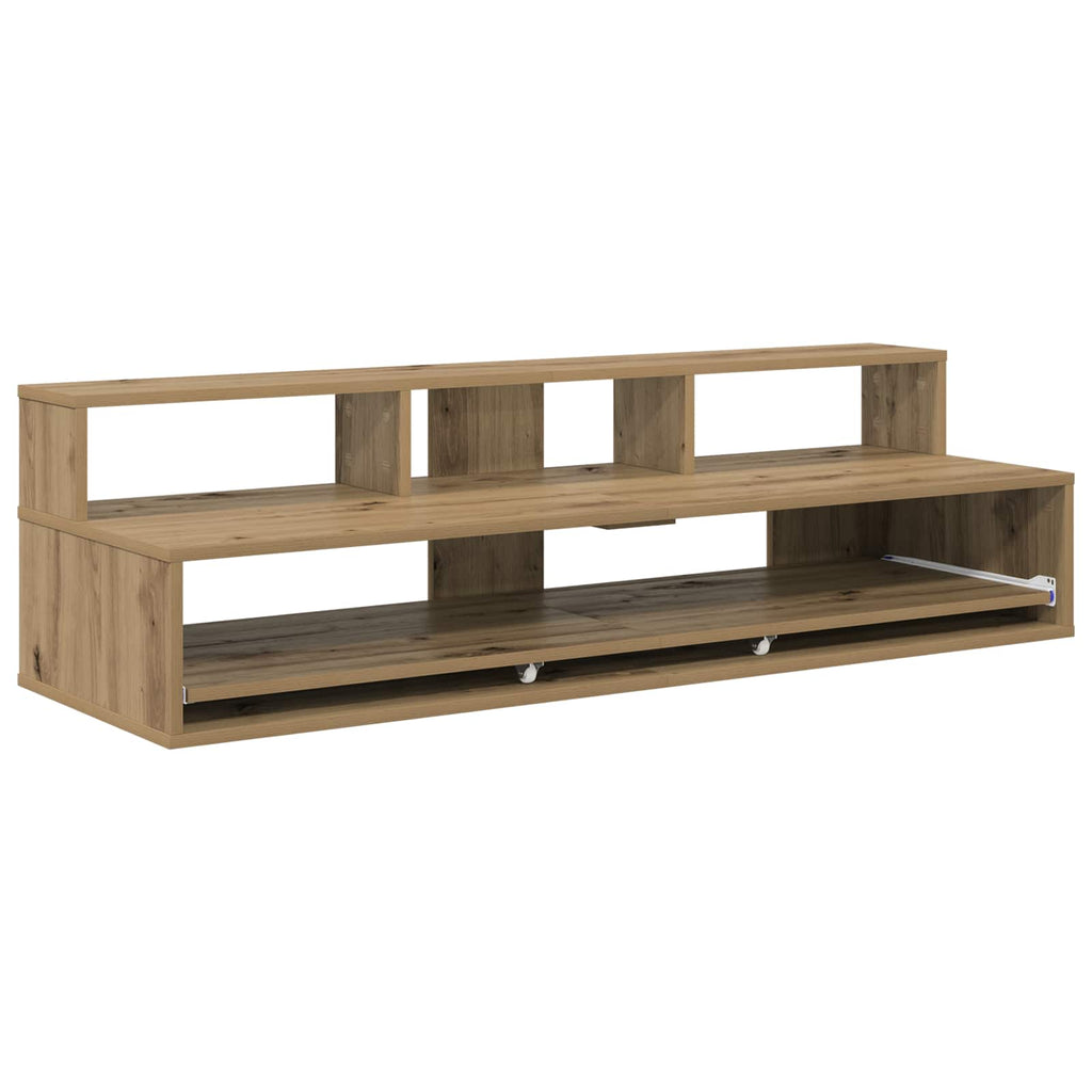 vidaXL Biurko studyjne Dąb artisan 110 x 42,5 x 36 cm