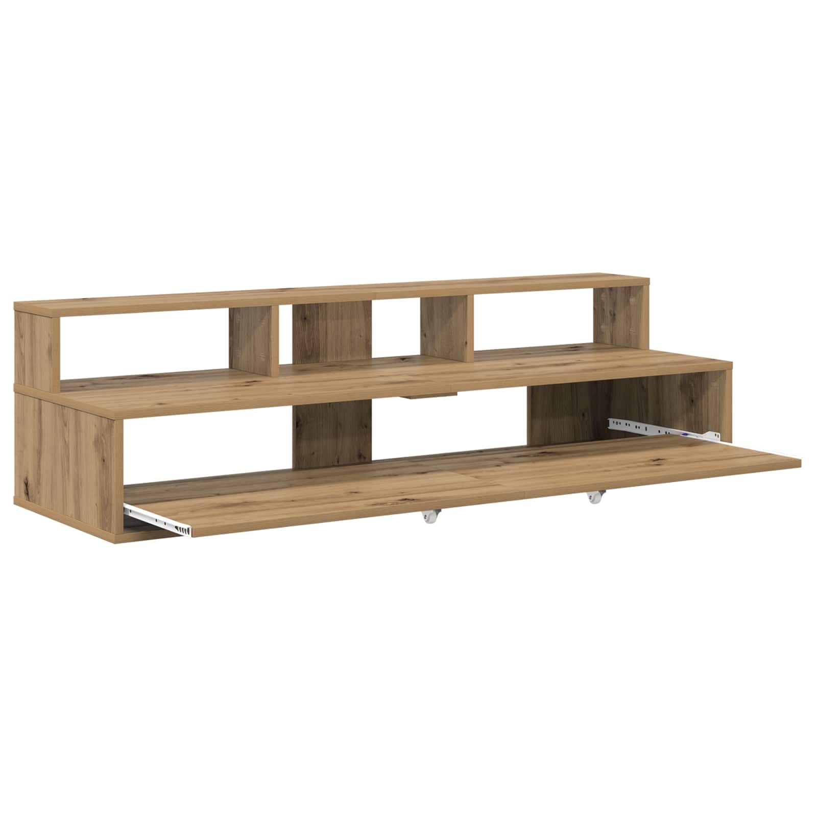 vidaXL Biurko studyjne Dąb artisan 110 x 42,5 x 36 cm