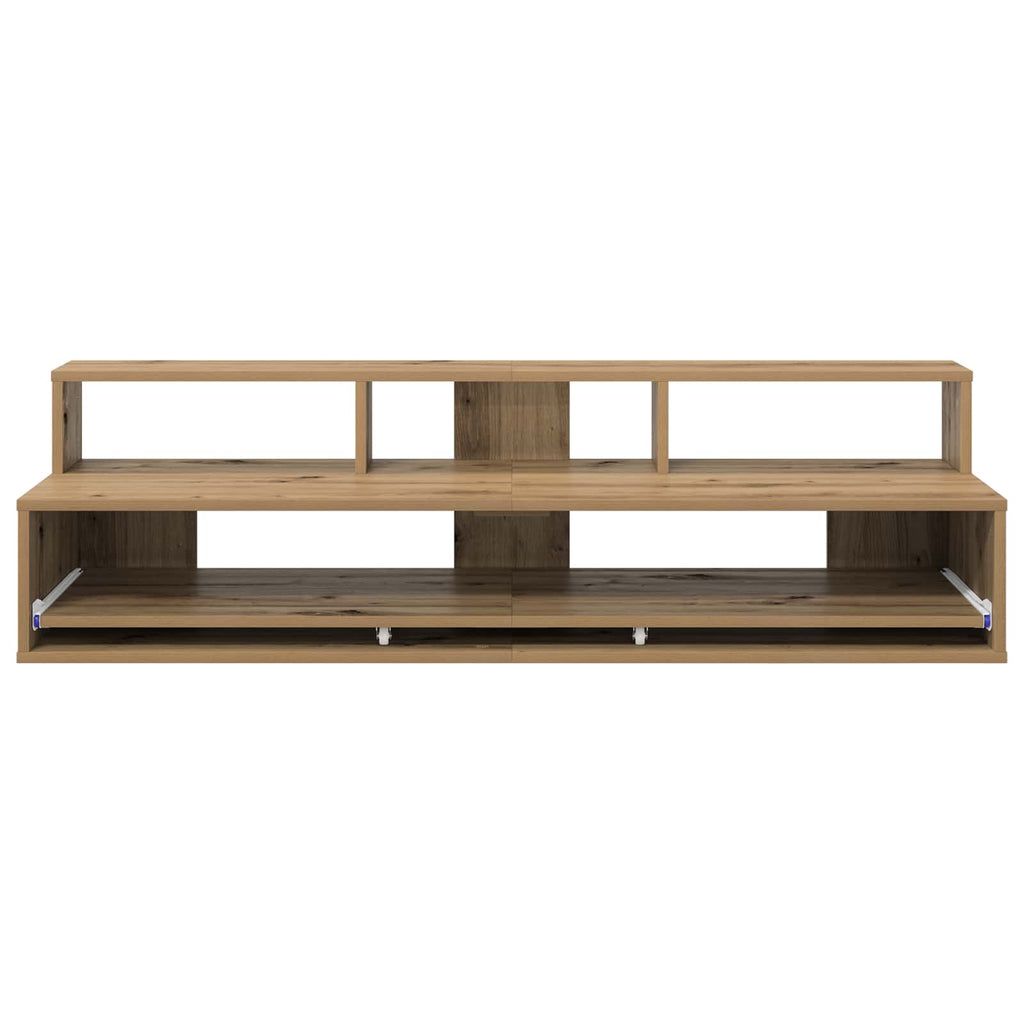 vidaXL Biurko studyjne Dąb artisan 110 x 42,5 x 36 cm