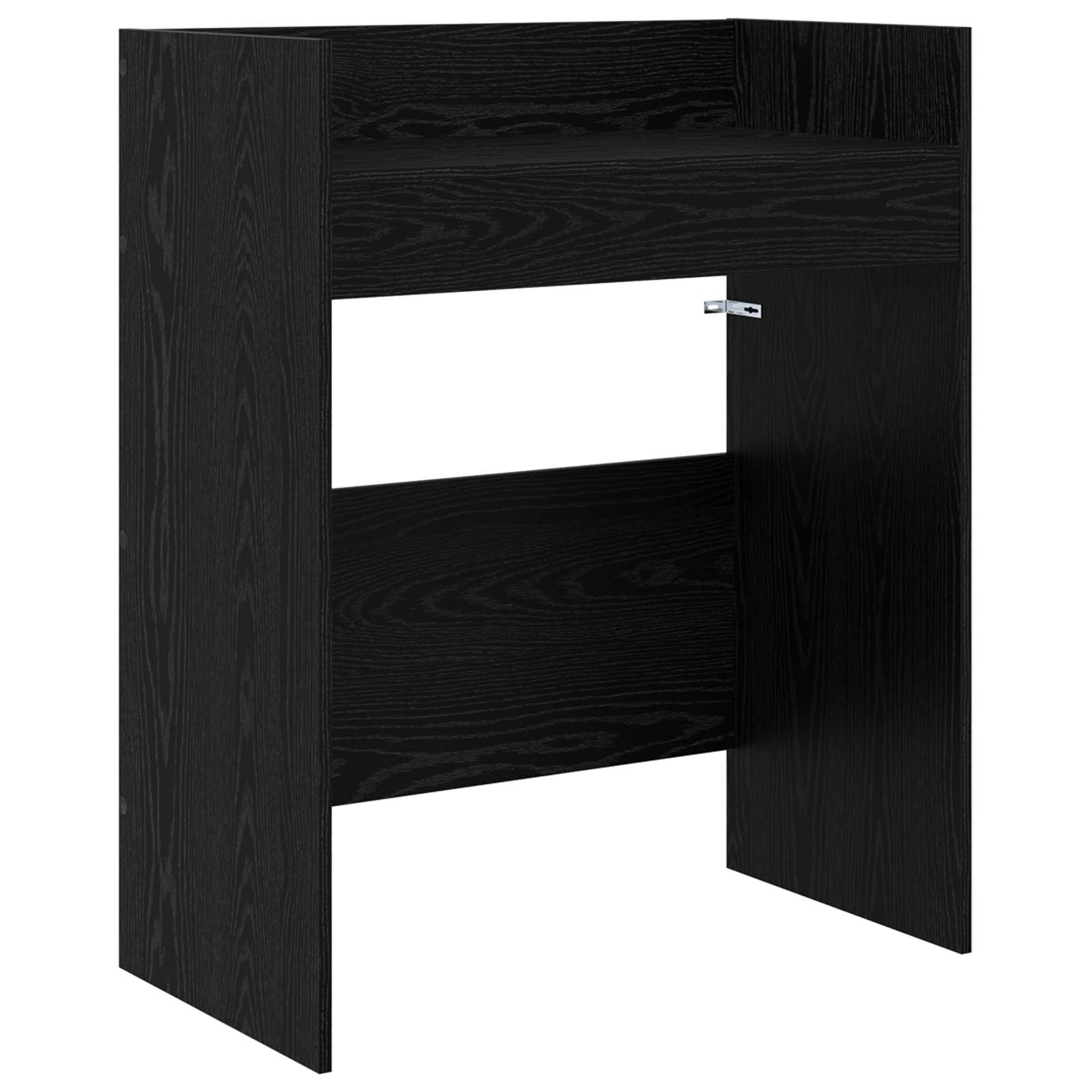 vidaXL Stół DJ-ski Czarny dąb 102 x 45 x 102 cm Drewno inżynieryjne