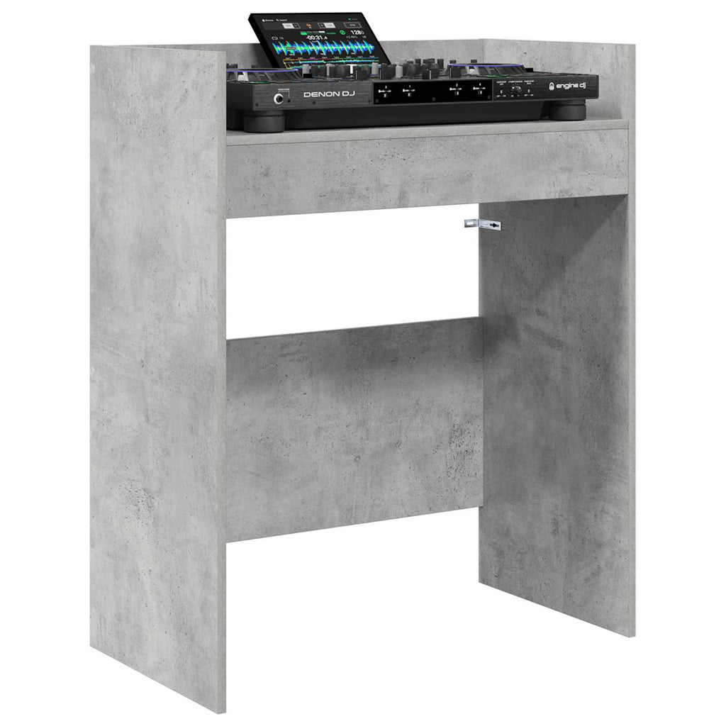 vidaXL Stół DJ-ski Betonowy szary 102 x 45 x 102 cm