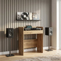 vidaXL Stół DJ-ski Dąb artisan 102 x 45 x 102 cm Drewno inżynieryjne
