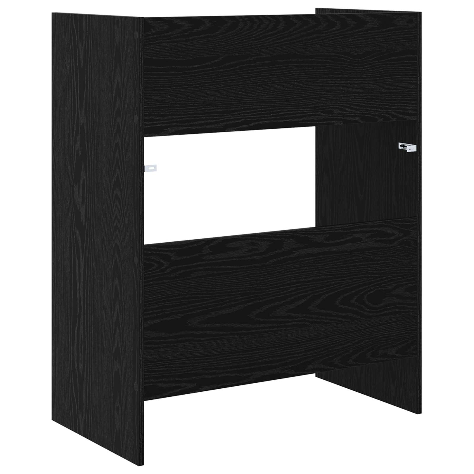 vidaXL Stół DJ-ski Czarny dąb 62 x 45 x 102 cm Drewno inżynieryjne