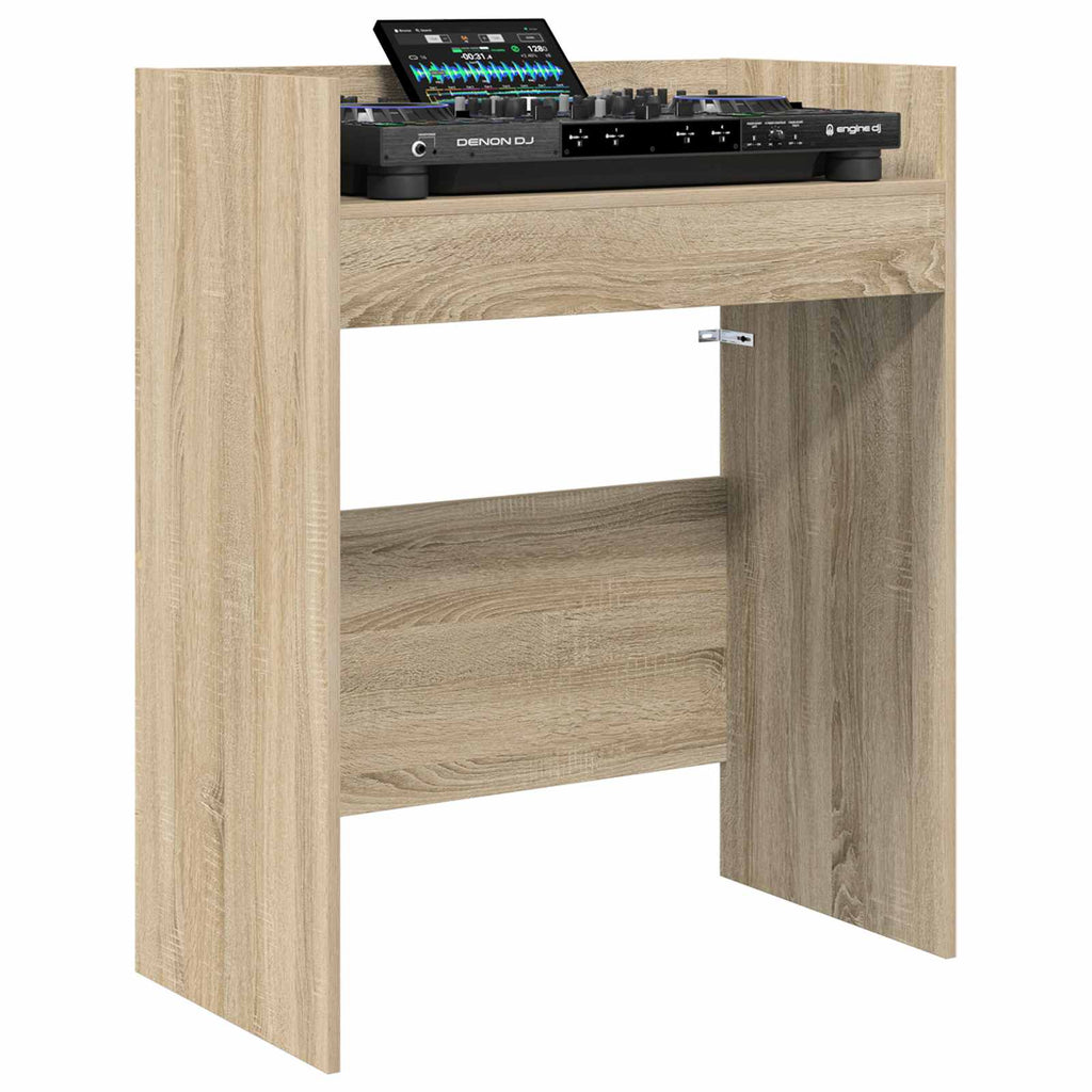 vidaXL Stół DJ-ski dąb Sonoma 62 x 45 x 102 cm Drewno inżynieryjne