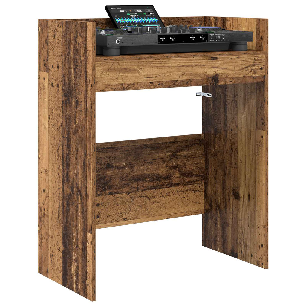 vidaXL Stół DJ-ski Stare drewno 62 x 45 x 102 cm Drewno inżynieryjne
