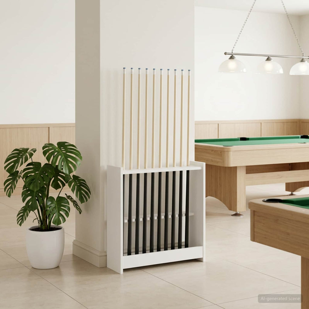 vidaXL Stojak na kij bilardowy Drewno inżynieryjne 60 x 20 x 57 cm