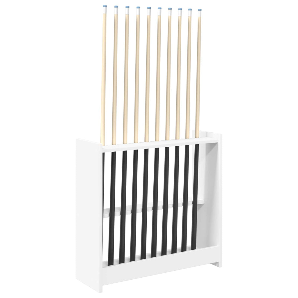 vidaXL Stojak na kij bilardowy Drewno inżynieryjne 60 x 20 x 57 cm