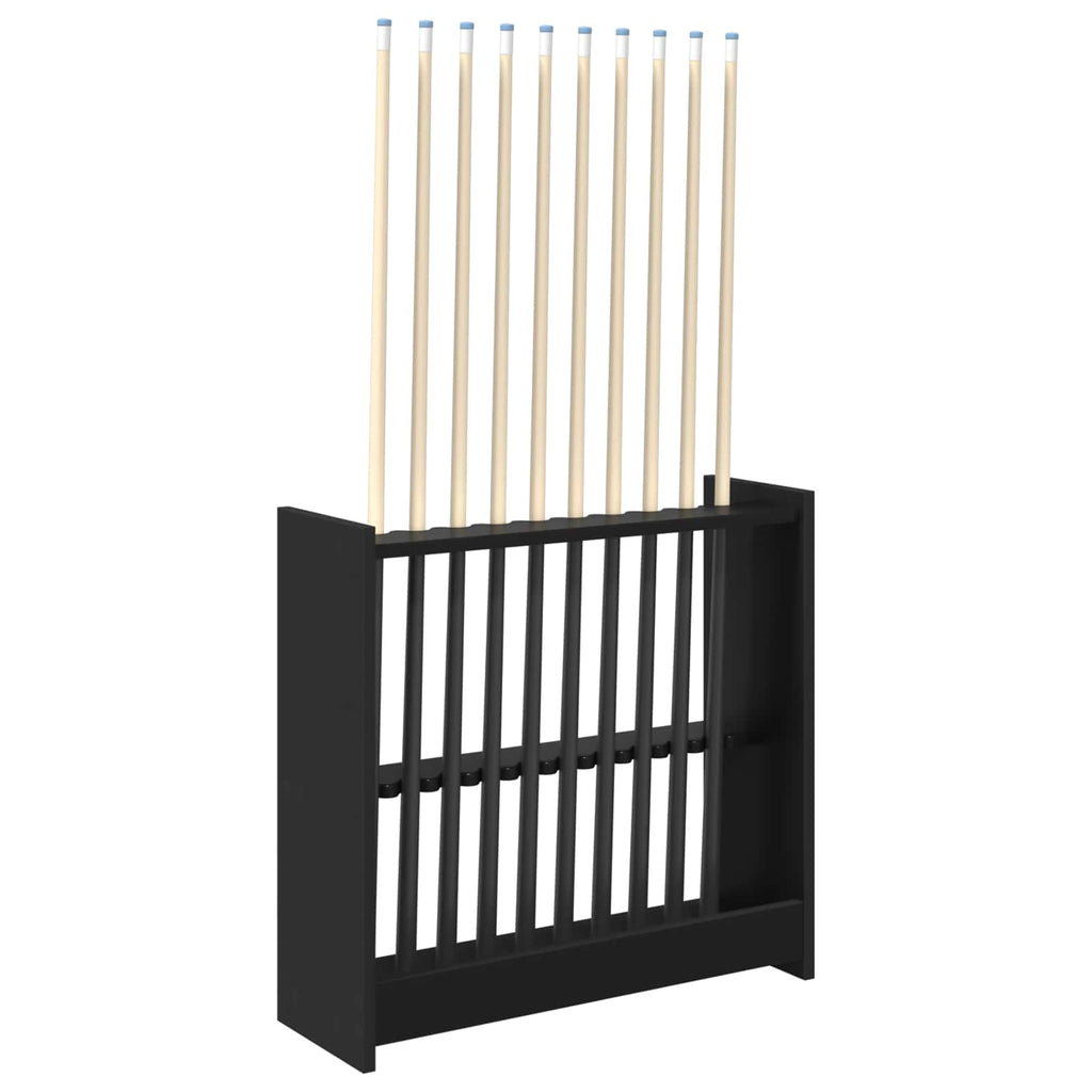 vidaXL Stojak na kij bilardowy Drewno inżynieryjne 60 x 20 x 57 cm