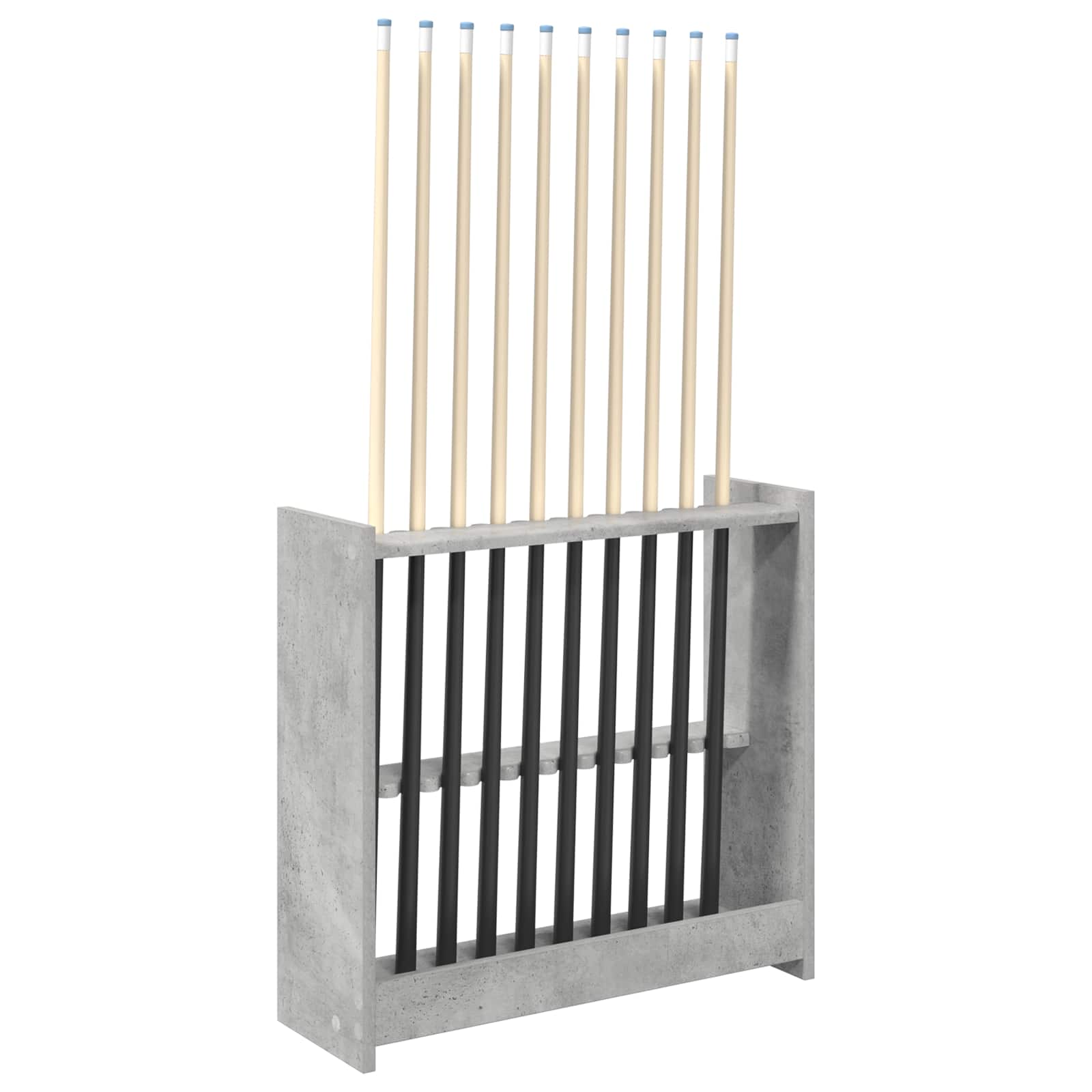 vidaXL Stojak na kij bilardowy Drewno inżynieryjne 60 x 20 x 57 cm