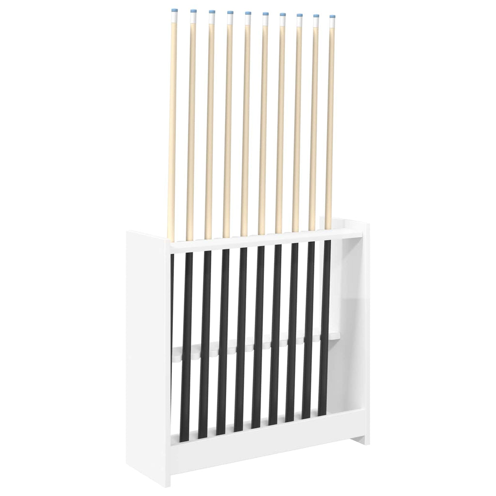 vidaXL Stojak na kij bilardowy Drewno inżynieryjne 60 x 20 x 57 cm