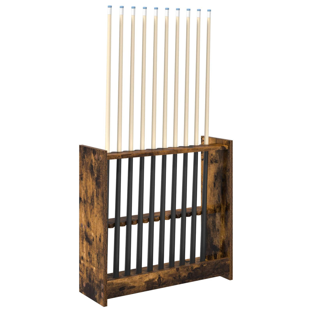 vidaXL Stojak na kij bilardowy Drewno inżynieryjne 60 x 20 x 57 cm