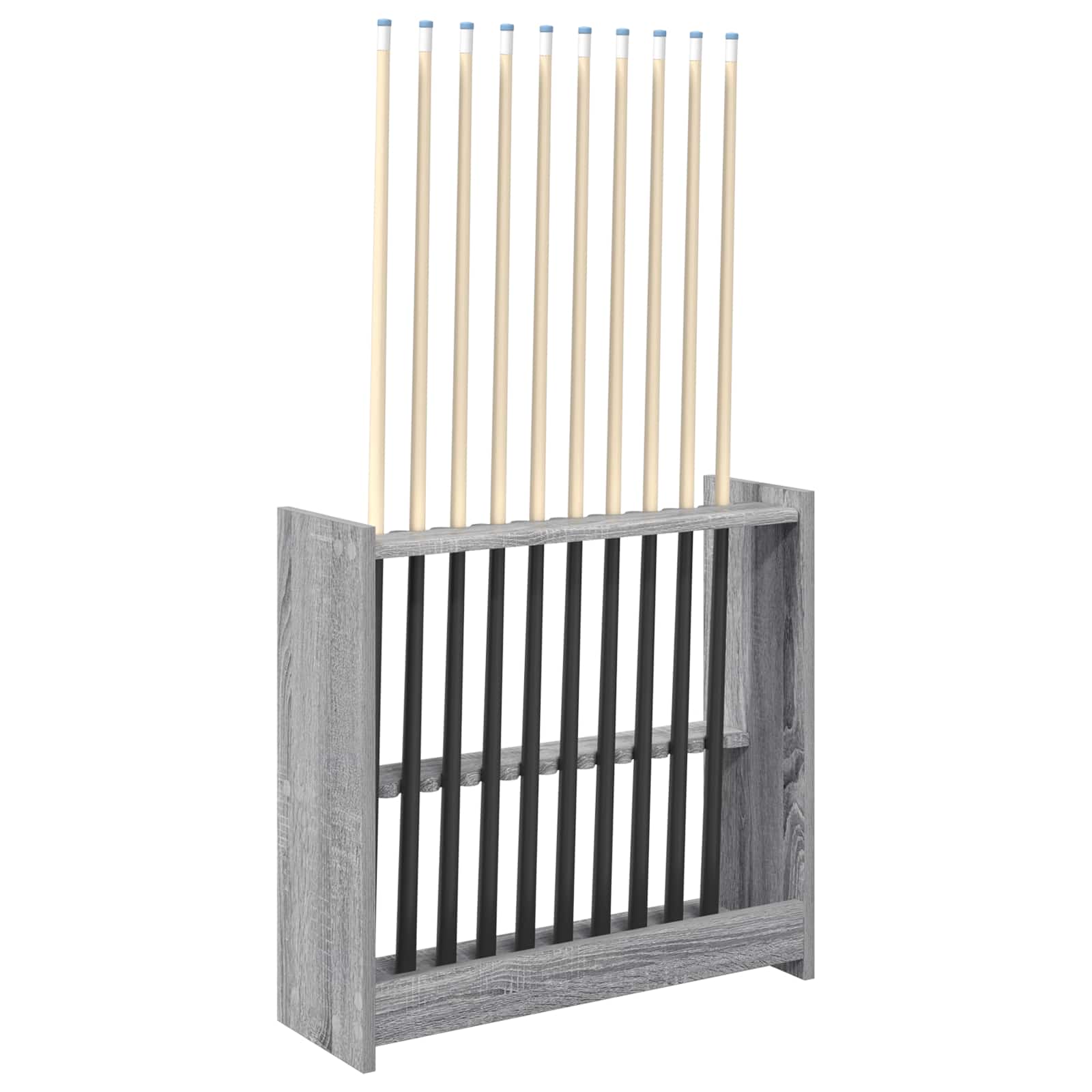 vidaXL Stojak na kij bilardowy Drewno inżynieryjne 60 x 20 x 57 cm