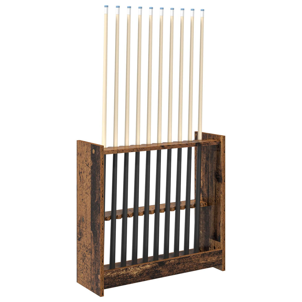 vidaXL Stojak na kij bilardowy Drewno inżynieryjne 60 x 20 x 57 cm