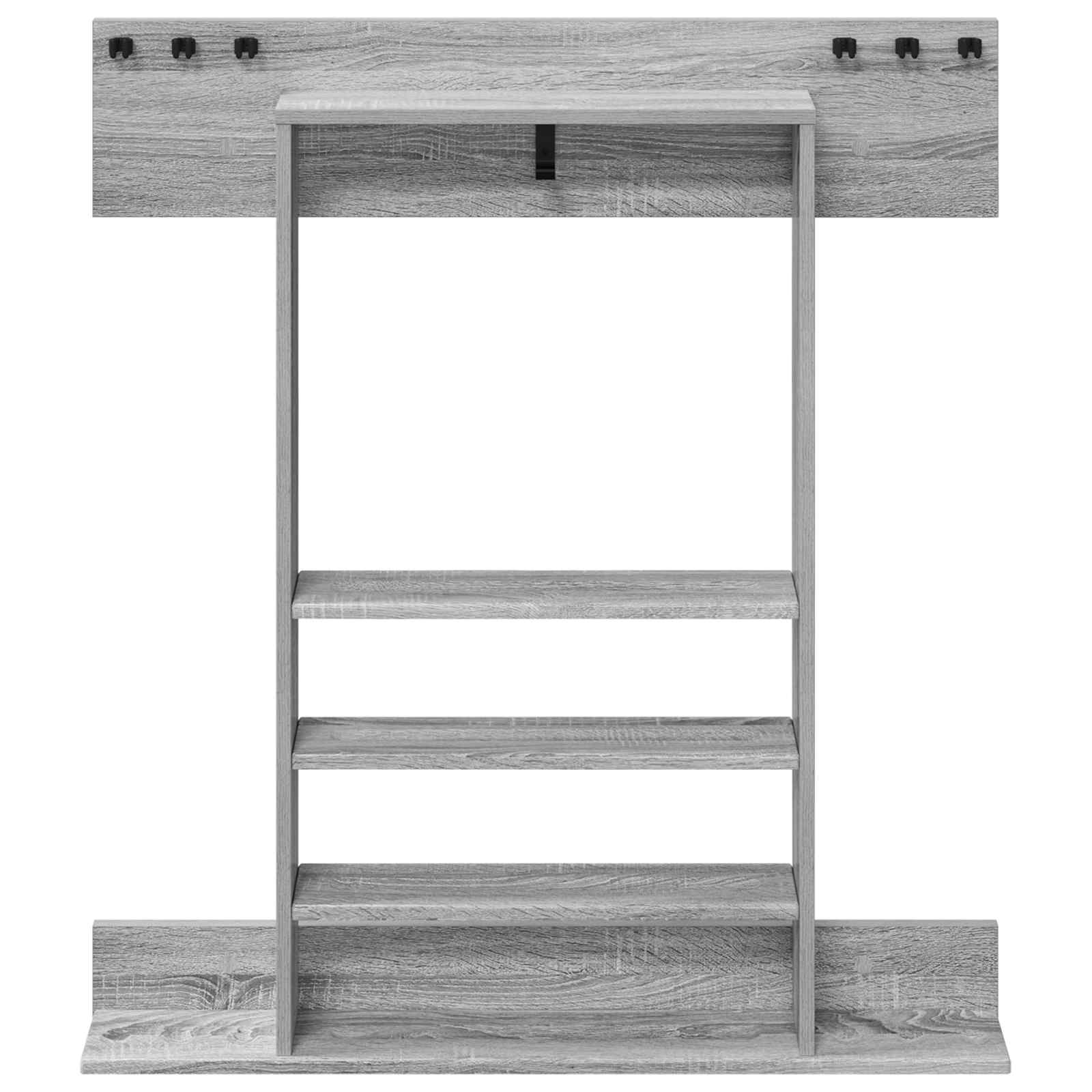 vidaXL Stojak na kij bilardowy Drewno inżynieryjne 93 x 12 x 103 cm