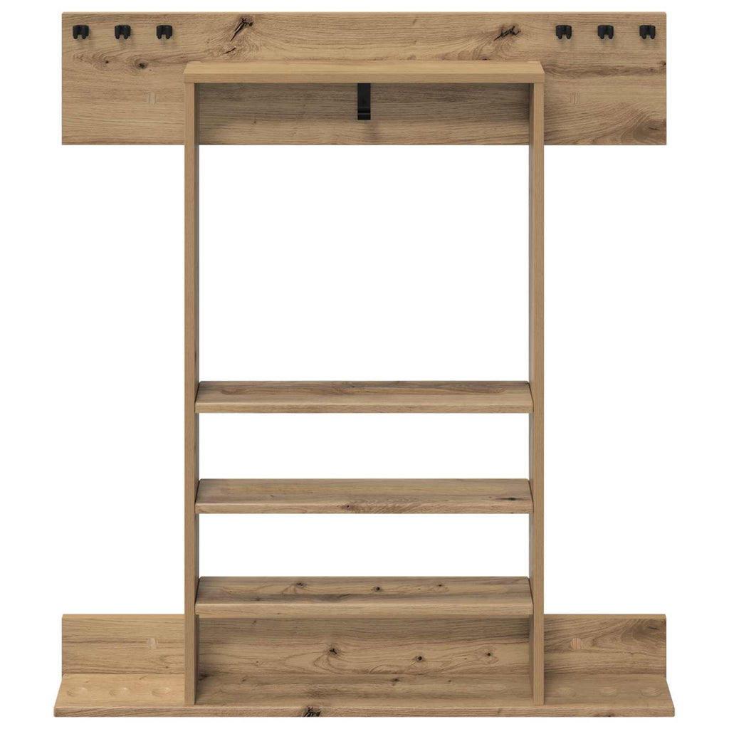 vidaXL Stojak na kij bilardowy Drewno inżynieryjne 93 x 12 x 103 cm
