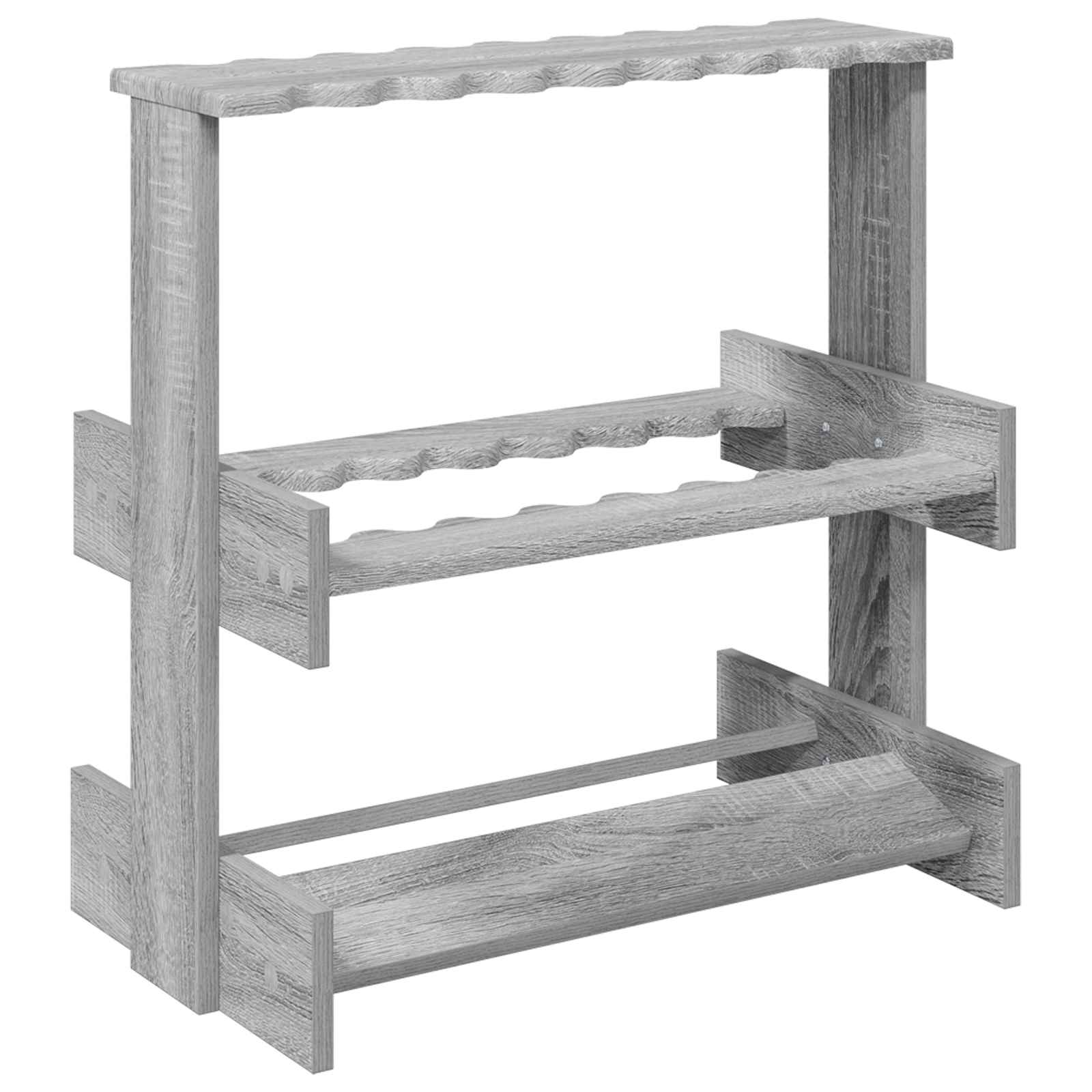 vidaXL Stojak na kij bilardowy Drewno inżynieryjne 60 x 35 x 60 cm