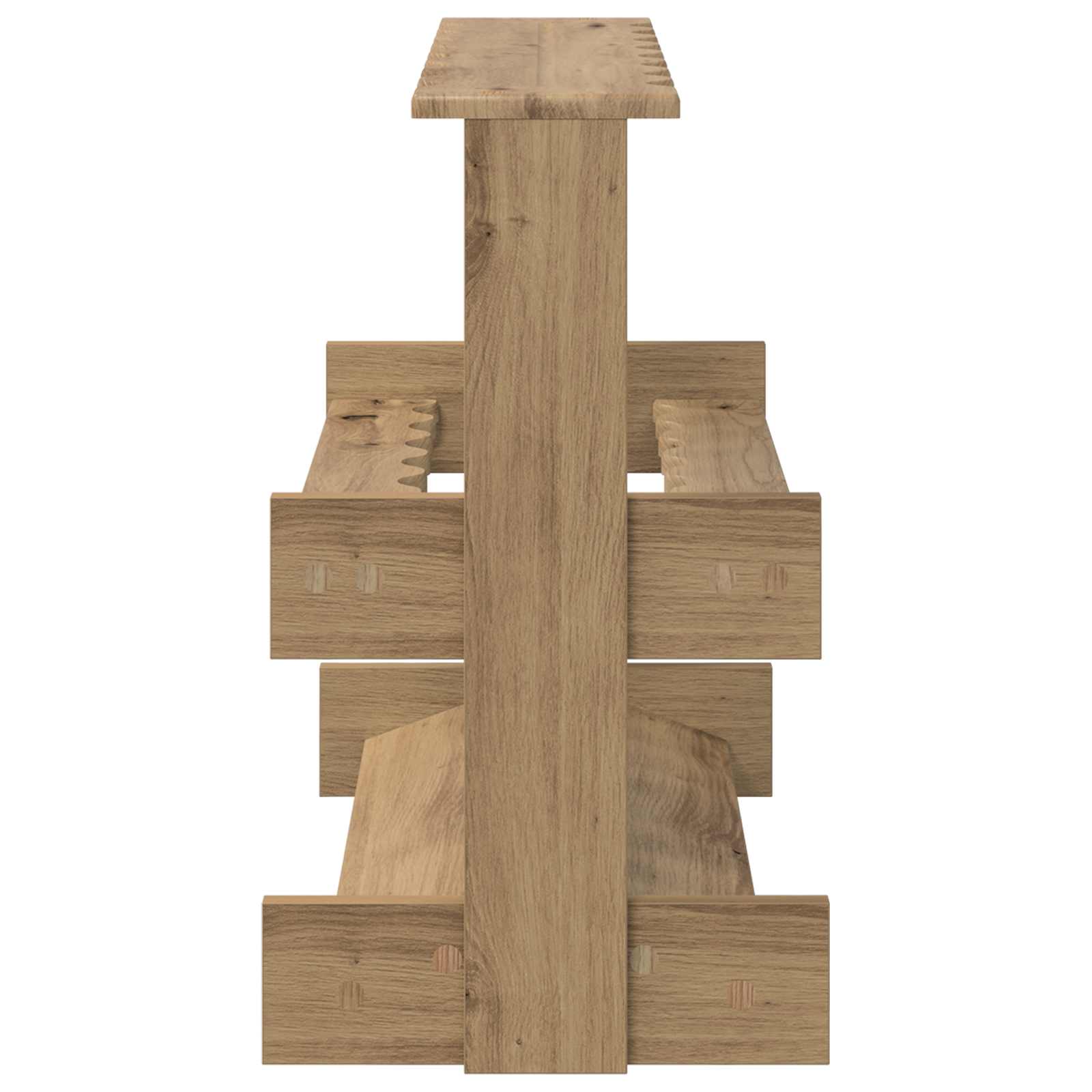 vidaXL Stojak na kij bilardowy Drewno inżynieryjne 60 x 35 x 60 cm