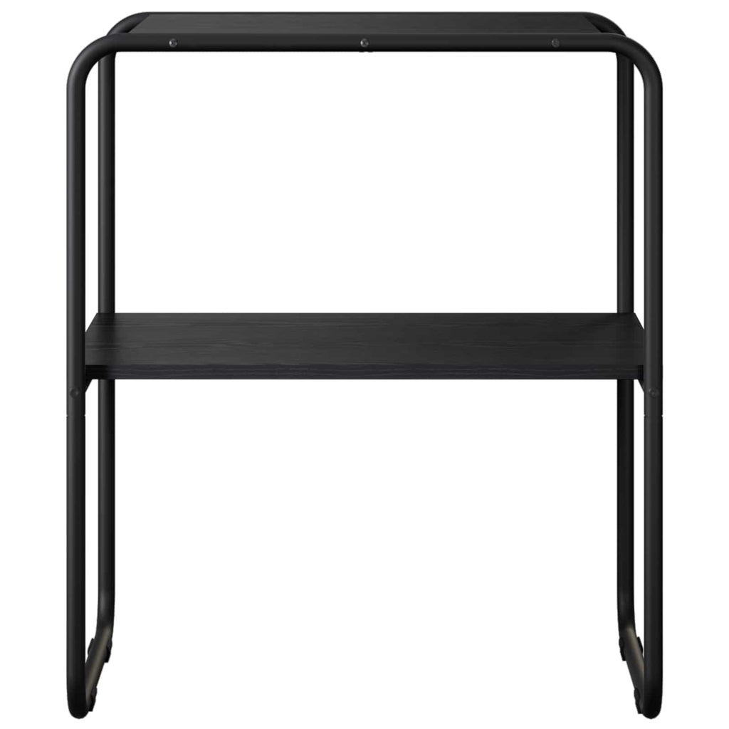 vidaXL Konsola Czarny dąb 80 x 42,5 x 70 cm Drewno inżynieryjne