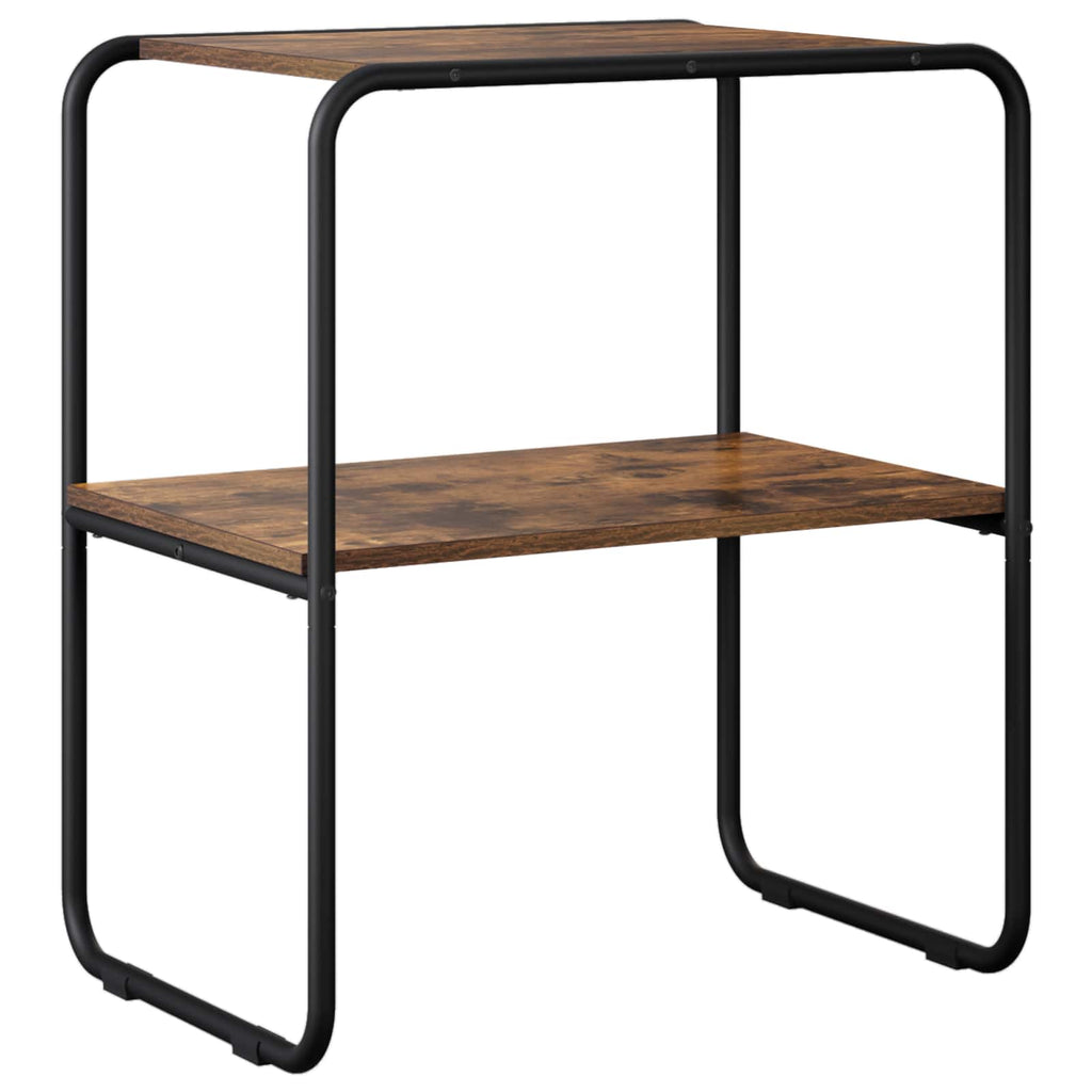 vidaXL Konsola Dąb wędzony 80 x 42,5 x 70 cm Drewno inżynieryjne
