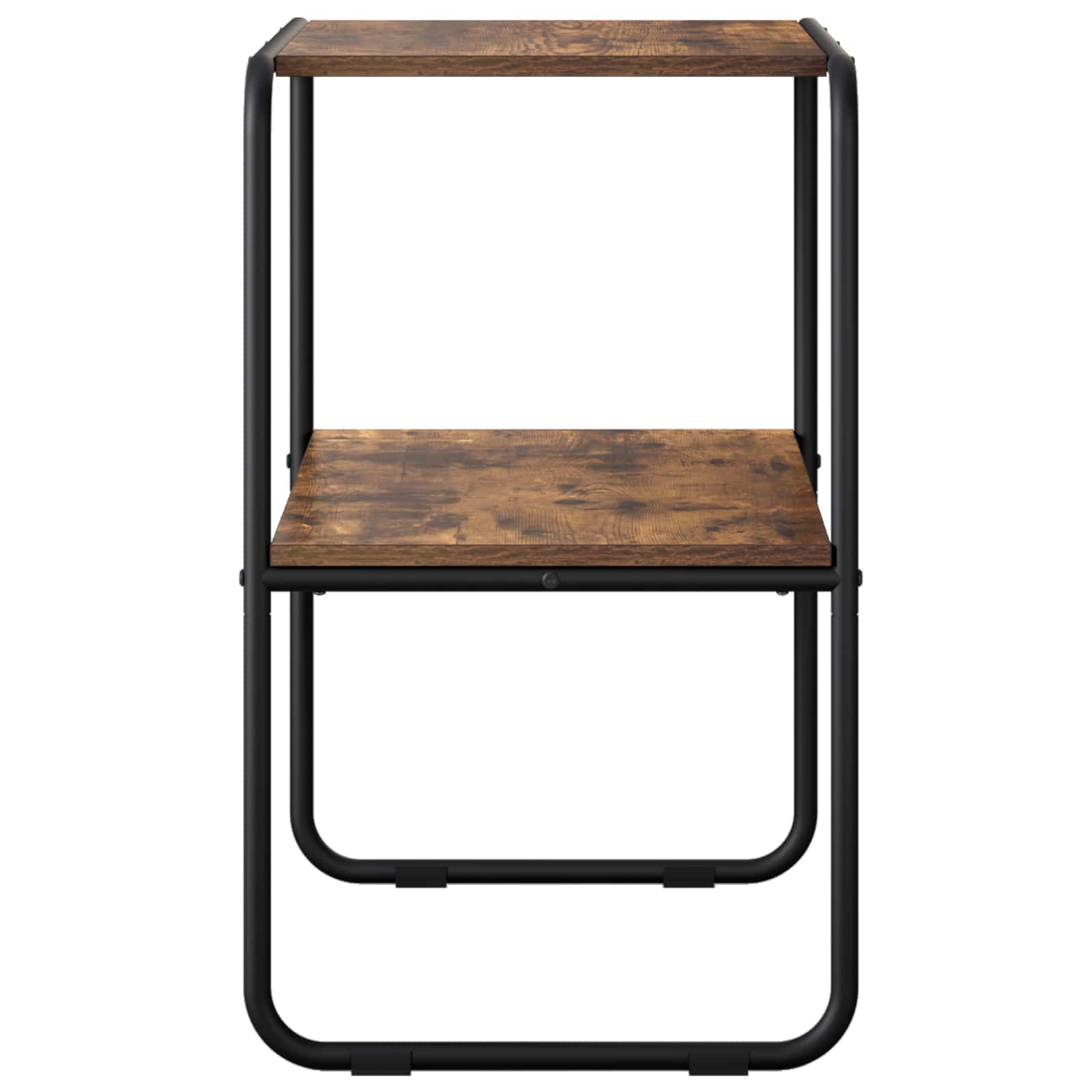 vidaXL Konsola Dąb wędzony 80 x 42,5 x 70 cm Drewno inżynieryjne