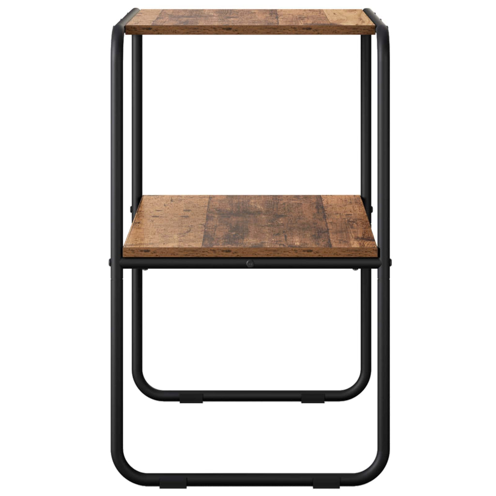 vidaXL Konsola Stare drewno 80 x 42,5 x 70 cm Drewno inżynieryjne